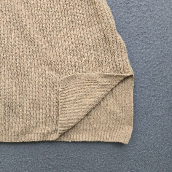 J. Jill Women M Brown Colorblock Cowl Neck Pull Over Tunic Sweater - Picture 4 of 11